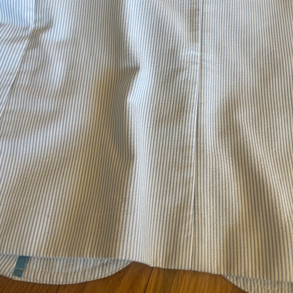 Jcrew Size 12 Blue Seersucker Blazer - Picture 8 of 9